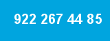 922 267 44 85 922 267 44 85